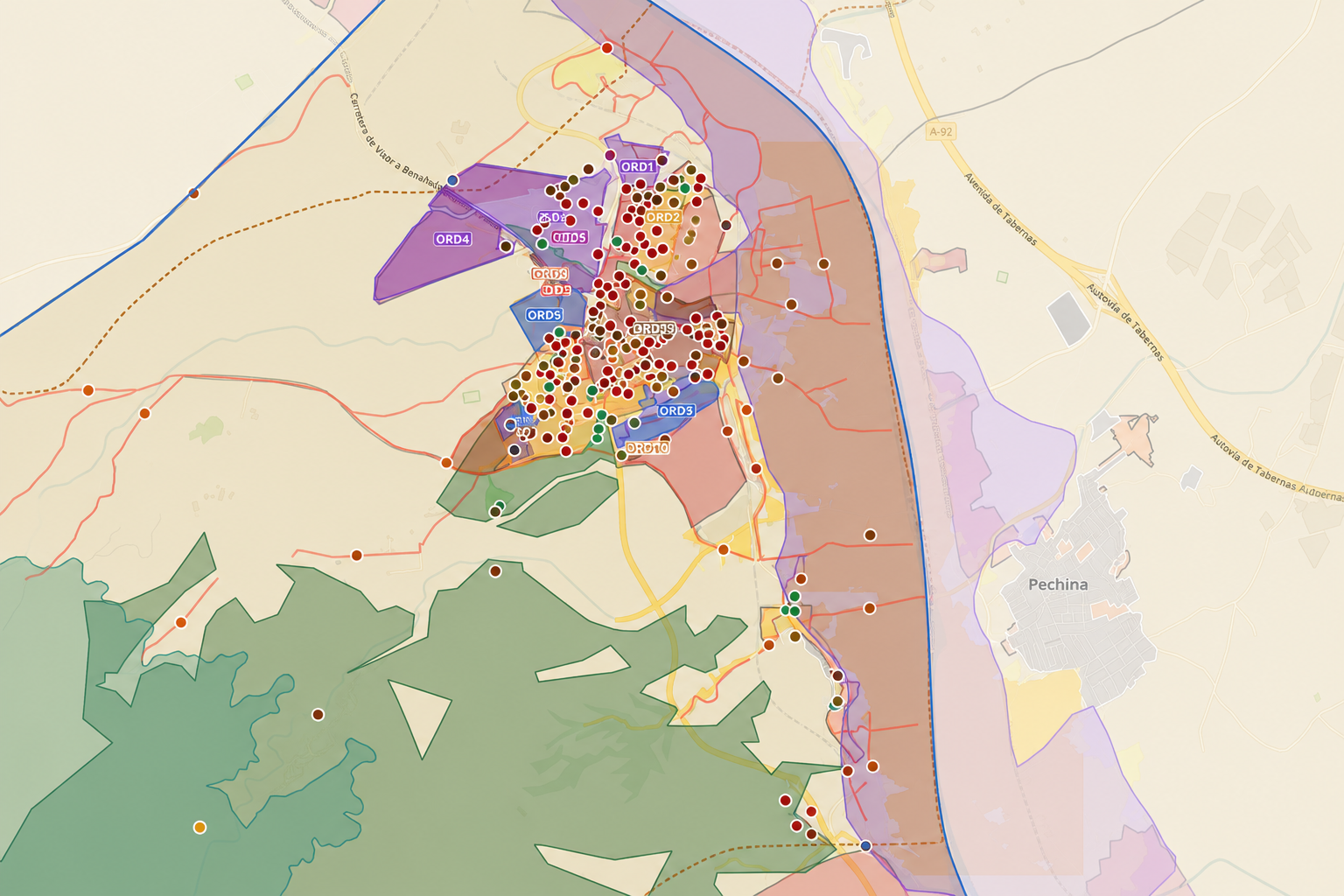 Sistema de información geográfica de Benahadux