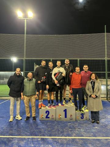 Entrega de trofeos del Campeonato de Padel Navidad 2025